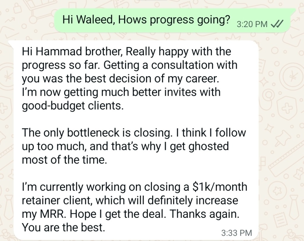 Testimonial proof 2